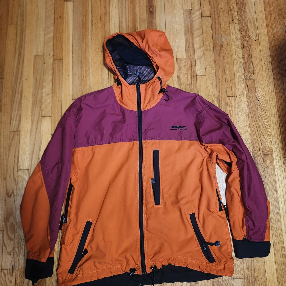 Men's Orange and Purple Performance Jacket